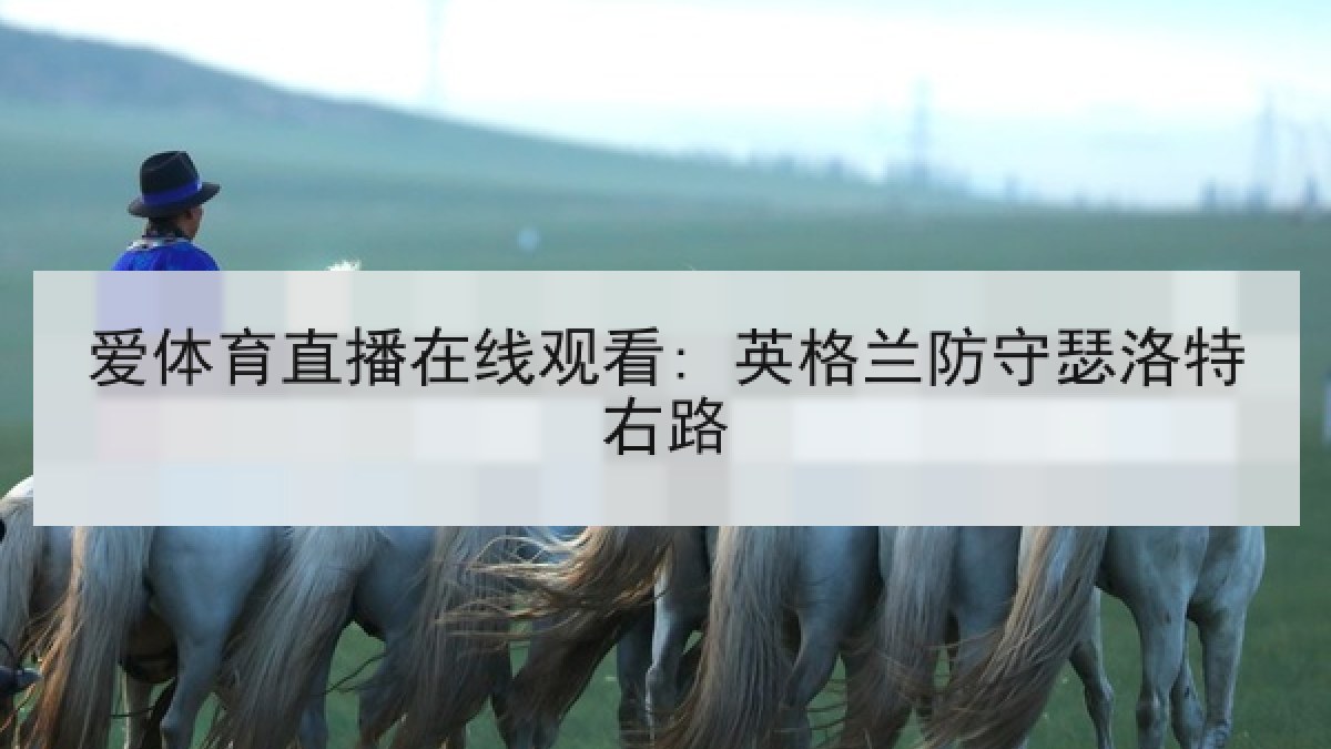 爱体育直播在线观看: 英格兰防守瑟洛特右路